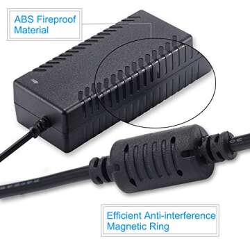 5V 5A Power Supply Adapter - COOLM AC 100-240V DC 5 Volt 5amp 25W Power Converter Charger 5.5mm x 2.5mm Plug for LED Strip Lighting