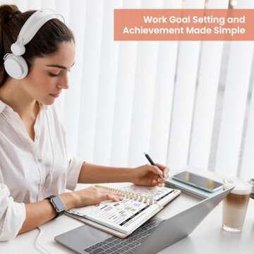 2025 Planner - Weekly and Monthly Planner, January 2025 to December 2025, Spiral Bound 2025 Calendar Planner Book, Inner Pocket, Perfect for Office Home School Supplies - A5 (6.3" x 8.5"), Ocean