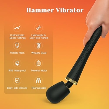 Tracy's Dog Vibrator - High-Power Waterproof Wand Massager