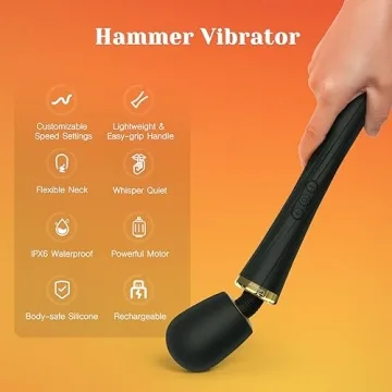 Tracy's Dog Vibrator - High-Power Waterproof Wand Massager