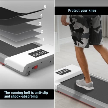 SupeRun Under Desk Treadmill for Home and Office Use