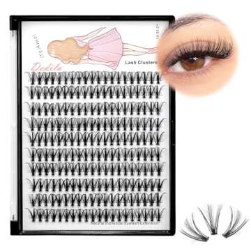 Dedila 20D Individual False Eyelashes - Customizable Lengths 8-22mm