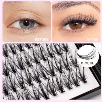 Dedila Individual False Eyelashes for DIY Beauty