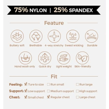 Aoxjox Women's Y Sports Bras for Fitness and Yoga