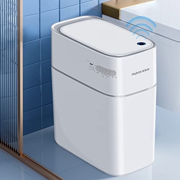 MOPUP Touchless Motion Sensor Trash Can for Small Spaces