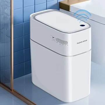 MOPUP Touchless Motion Sensor Trash Can for Small Spaces