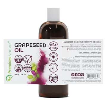 4-Piece Carrier Oil Variety Pack Gift Set - Essential Oil Mixing for Skin, Stretch Marks & Dry Skin Moisturizer, 4oz Each