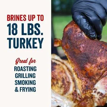 PS Seasoning Tipsy Tom Turkey Brine and Rub Kit - Beer-Brined Turkey Prep Kit with Brine Mix, Bag, and Poultry Seasoning Rub - Easy to Use, Great for Whole or Spatchcocked Poultry