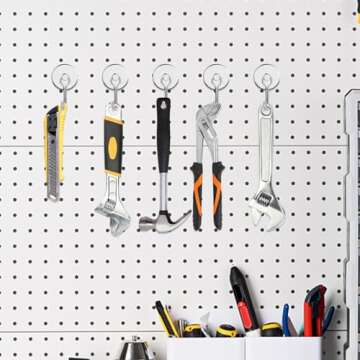 MIKEDE Magnetic Hooks - 110LB Heavy Duty, Rust Proof