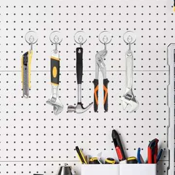 MIKEDE Magnetic Hooks - 110LB Heavy Duty, Rust Proof