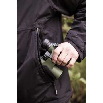 ZEISS Terra ED Binoculars 8x42 Waterproof, and Fast Focusing with Coated Glass for Optimal Clarity in All Weather Conditions for Bird Watching, Hunting, Sightseeing, Green