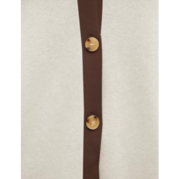 ZESICA Casual Open Front Knitted Cardigan for Women