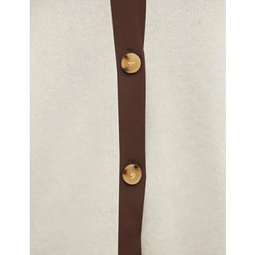 ZESICA Casual Open Front Knitted Cardigan for Women