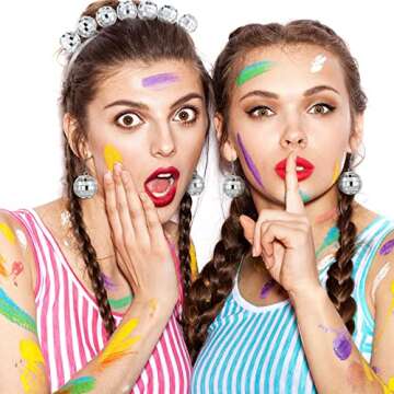 Hicarer Disco Accessories Set for 70s Costume Parties