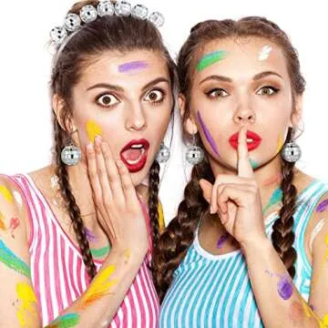 Hicarer Disco Accessories Set for 70s Costume Parties