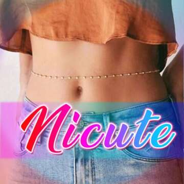 Nicute Gold Waist Chain Beaded Belly Chain Body Waist Chains Accessories for Women