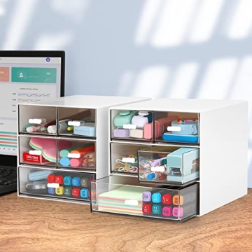 5-Drawer Desk Organizer - Stylish Office and Stationery Storage
