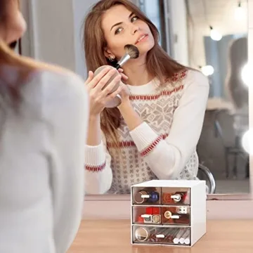 5-Drawer Desk Organizer - Stylish Office and Stationery Storage