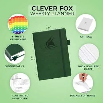 Clever Fox Planner – Undated Weekly & Monthly Planner for Productivity, Time Management & Goals ?...