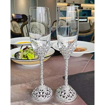Elegantly Designed Jozen Gift Champagne Flutes Set - 7oz