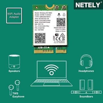 NETELY Wireless-AC 9560NGW WiFi Adapter - Fast & Reliable