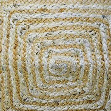 Heavenera Jute Boho Throw Pillow Covers Set of 2