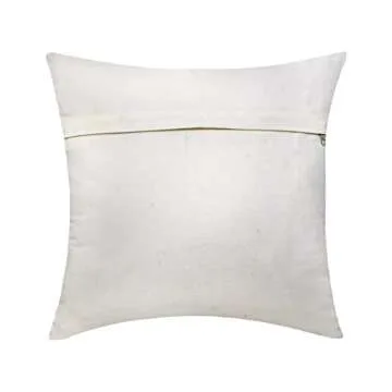 Heavenera Jute Boho Throw Pillow Covers Set of 2