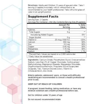 Citracal Maximum Plus, 650 mg Calcium Citrate, easily absorbed and highly soluble with 25 mcg (1000 IU) Vitamin D3, Bone Health Support, Calcium Supplement for Ages 12+, 120 Count