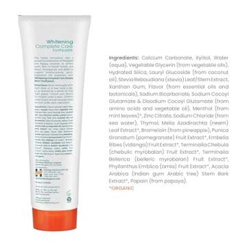 Himalaya Botanique Complete Care Whitening Toothpaste, Simply Mint, for a Clean Mouth, Whiter Teeth ...