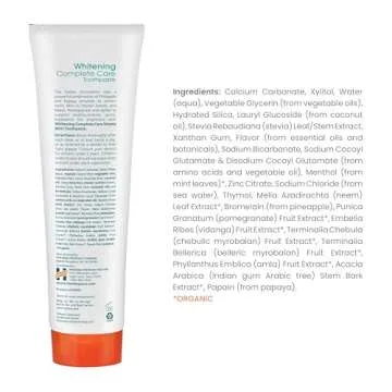Himalaya Botanique Complete Care Whitening Toothpaste, Simply Mint, for a Clean Mouth, Whiter Teeth ...