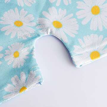 EQSJIU Girls Gymnastics Leotards With Shorts White Flower Sparkle Shinny Glitter Tumbling Outfits For Girls 4t 5t 4-5t