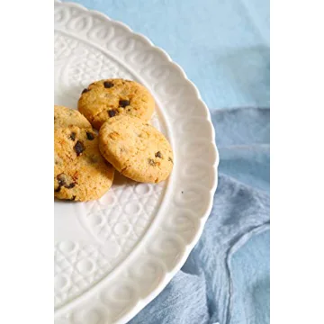 Jusalpha® 12 Inches White Porcelain Decorative Cake Stand-Cupcake Stand (CS01 - Glass Dome)