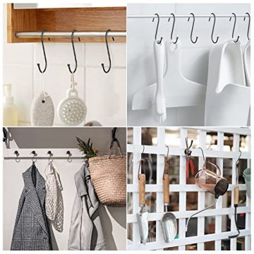 RELBRO S Hooks for Pots Pans Crafts 30 Pcs - Heavy Duty