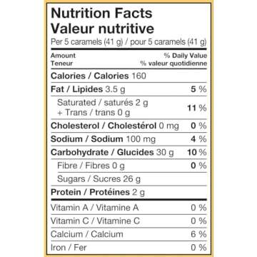 Kraft Original Caramels Chewy Candy 269g/9.5oz Bag (Imported from Canada)