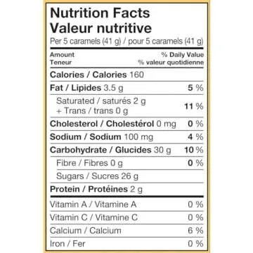 Kraft Original Caramels Chewy Candy 269g/9.5oz Bag (Imported from Canada)