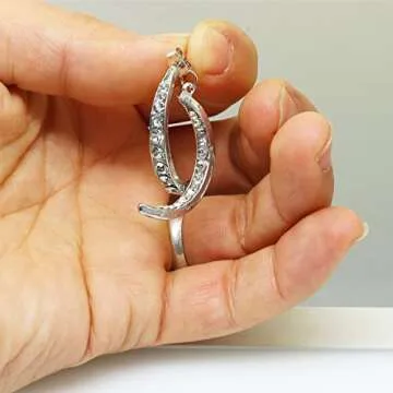 Stunning Cross Curved Earrings for Women - Gift Ready!