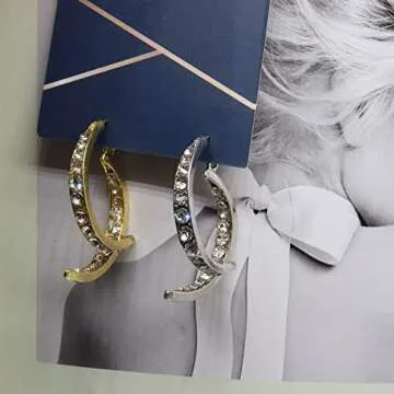 Stunning Cross Curved Earrings for Women - Gift Ready!