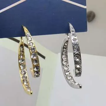 Stunning Cross Curved Earrings for Women - Gift Ready!