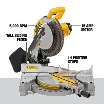 DEWALT 10-Inch Single Bevel Compound Miter Saw