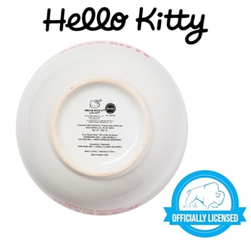 Hello Kitty Ceramic Bowl with Chopsticks - 20oz