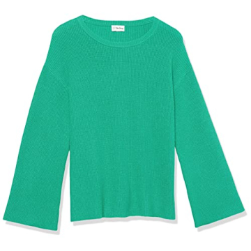 Alice Ribbed Pullover Sweater Back Slit Comfort Style