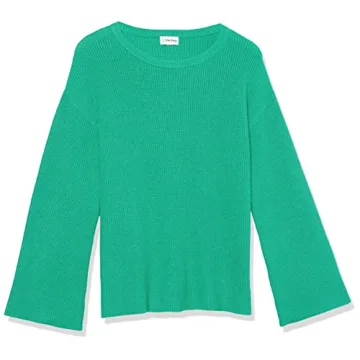 Alice Ribbed Pullover Sweater Back Slit Comfort Style