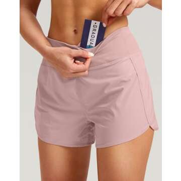 G Gradual Women's Running Shorts with Phone Pockets