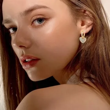 Stylish Chunky Gold Hoop Earrings for Women - Hypoallergenic Design