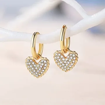 Stylish Chunky Gold Hoop Earrings for Women - Hypoallergenic Design