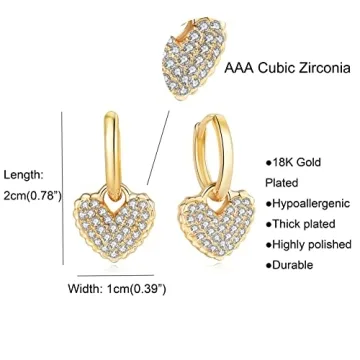 Stylish Chunky Gold Hoop Earrings for Women - Hypoallergenic Design