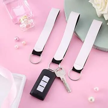 WILLBOND 20 Sublimation Keychains - DIY Gifts for All