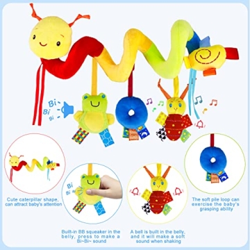 Engaging Baby Crib Hanging Rattles Toys for Infants