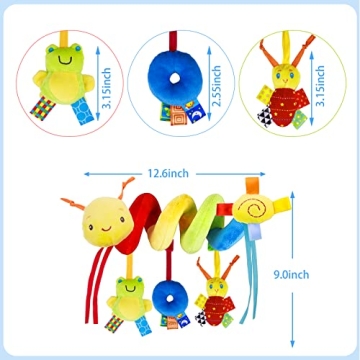Engaging Baby Crib Hanging Rattles Toys for Infants