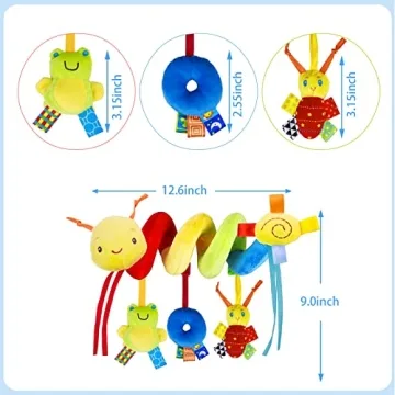 Engaging Baby Crib Hanging Rattles Toys for Infants
